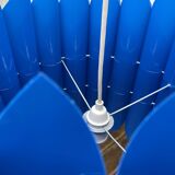 Danish Modern style blue acrylic lamp