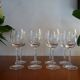 8 glasses red wine crystal of Arques, model fleury epi, 17,6 cm