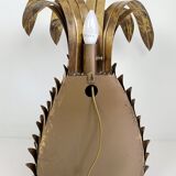 Ananas  wall light  paire  years 70" in gold metal