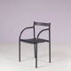 1980s dining chair by Philippe Starck for Baleri Italy