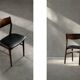 Ensemble de 4 chaises de salle à manger scandinaves modernes des années 50 en hêtre et palissandre.
