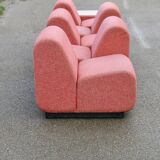 "Tappo" modular sofa by John Mascheroni, produced by Vectra Contract, circa 1975.