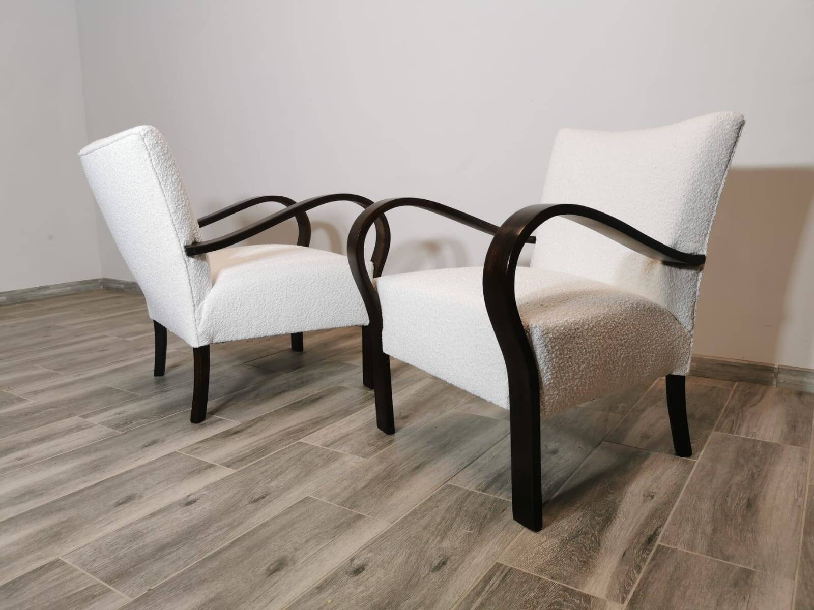 Art Deco Lounge Chairs, Set of 2
