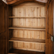 18th-century solid walnut wardrobe – original key – superb patina