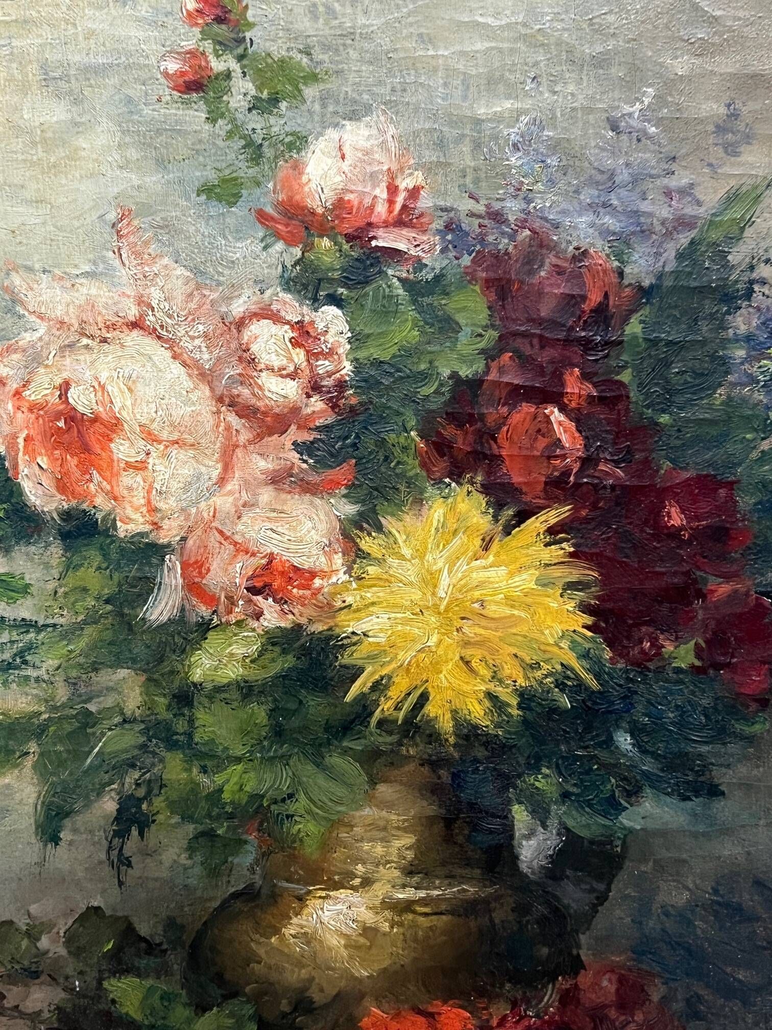 Julien Delvigne (1878–1947), "Still Life with Flowers."