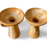 Pair of vintage candle holders