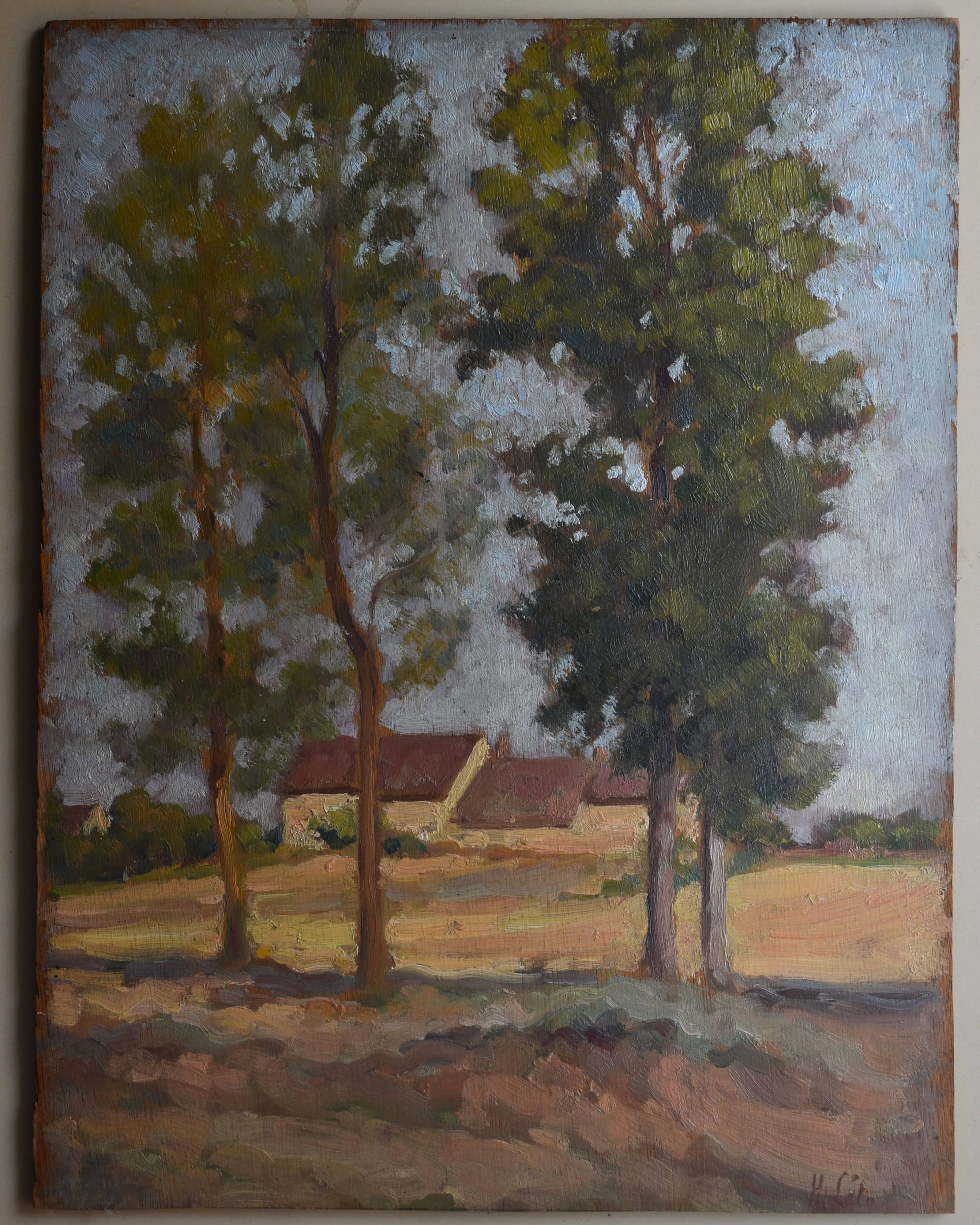 Hippolyte Léty, Landscape with Trees (1934)