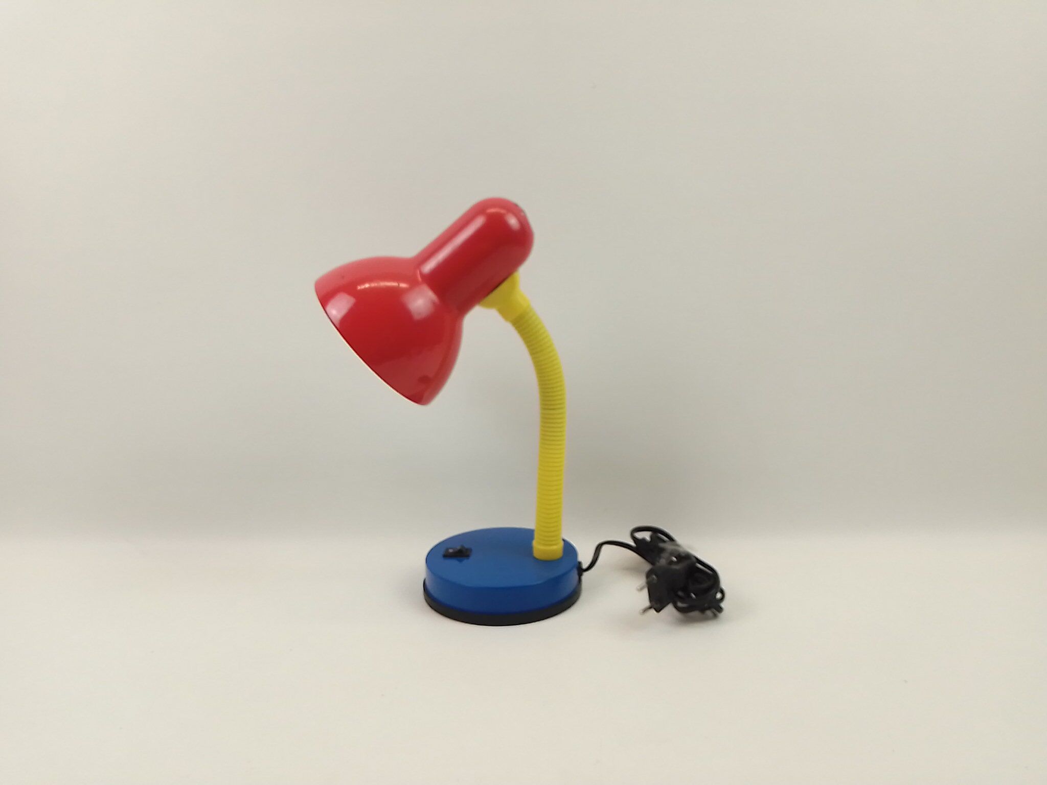 35cm blue, yellow and red desk lamp