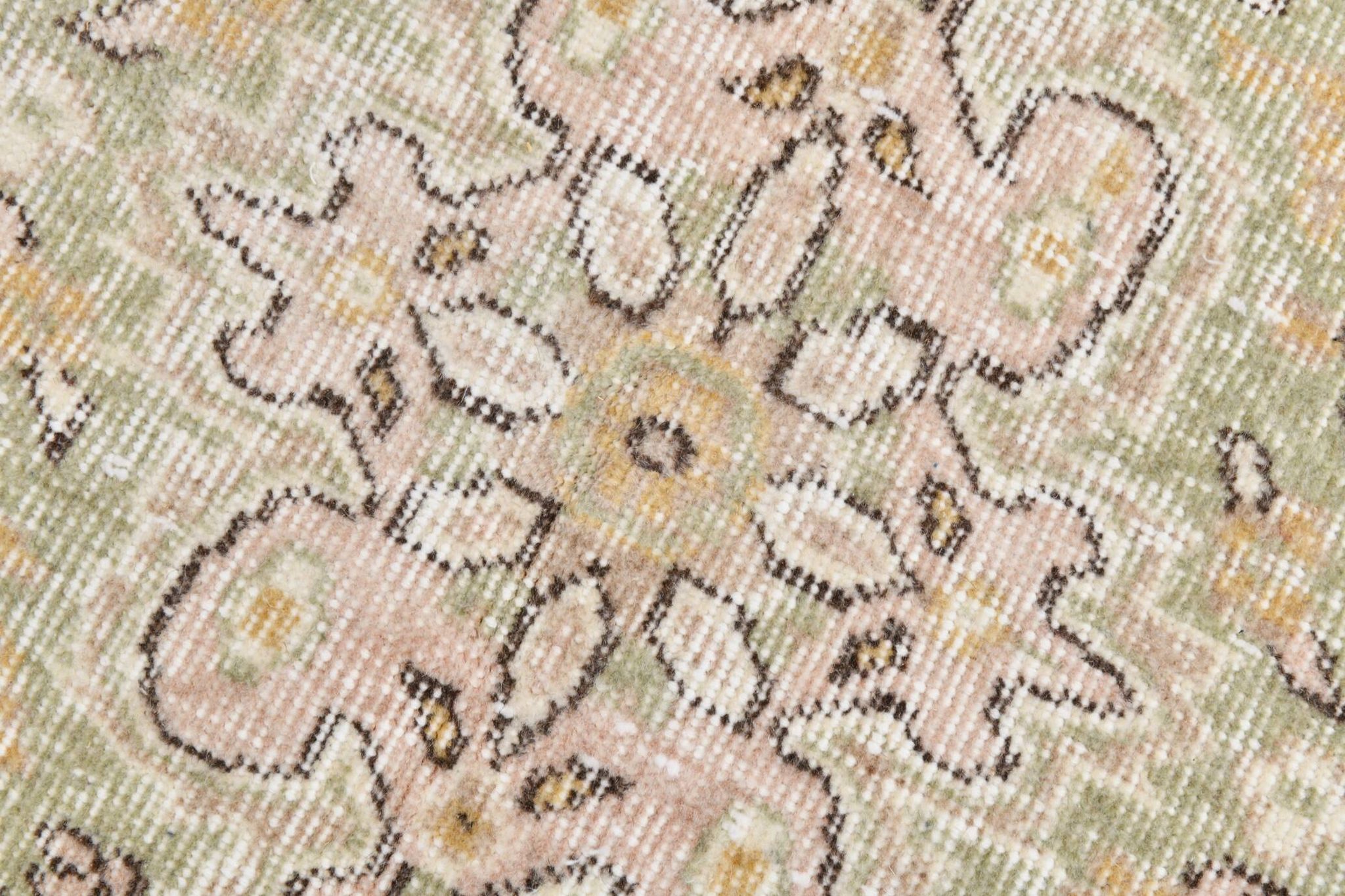 Cream & Beige Antique Turkish Rug 163x267Cm SK 21968