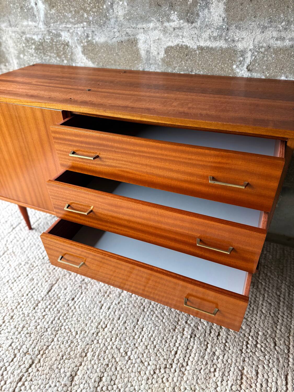 Vintage Scandinavian teak sideboard - 1960s/70s