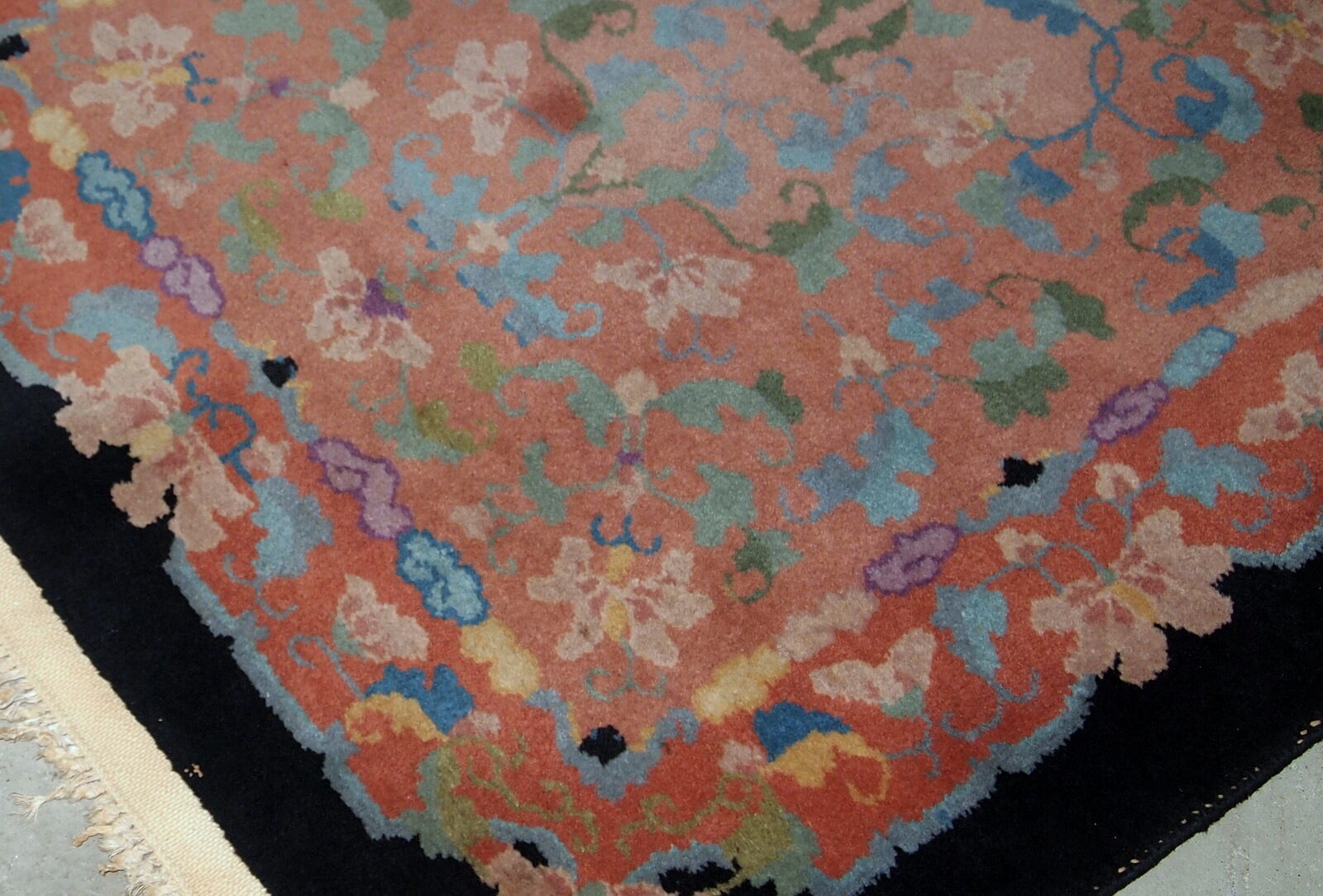 Former carpet chinese handmade 89 x 150cm, 1920