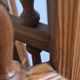 Vintage wooden carved room devider