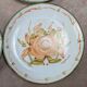 Set of 6 handmade flat plates signed by Maïté – hand-painted designs