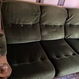 Velvet sofa bed