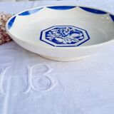 Assiette montée ancienne Lunéville