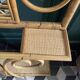 60s bamboo and rattan wardrobe