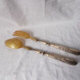 Salad serving cutlery