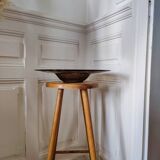 Plat en verre fumé