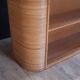 Vitrine étagère murale bois bambou