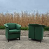 Set 2 vintage green Aura chair Paolo Piva Wittmann