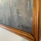 Tableau scène de chasse suzette mezie