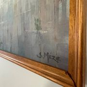 Tableau scène de chasse suzette mezie