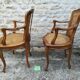 Louis xv style canne chairs