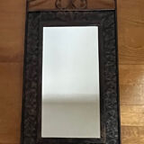 Wrought iron mirror