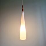 Suspension scandinave en opaline et teck, Uno &  Östen Kristiansson, 1960
