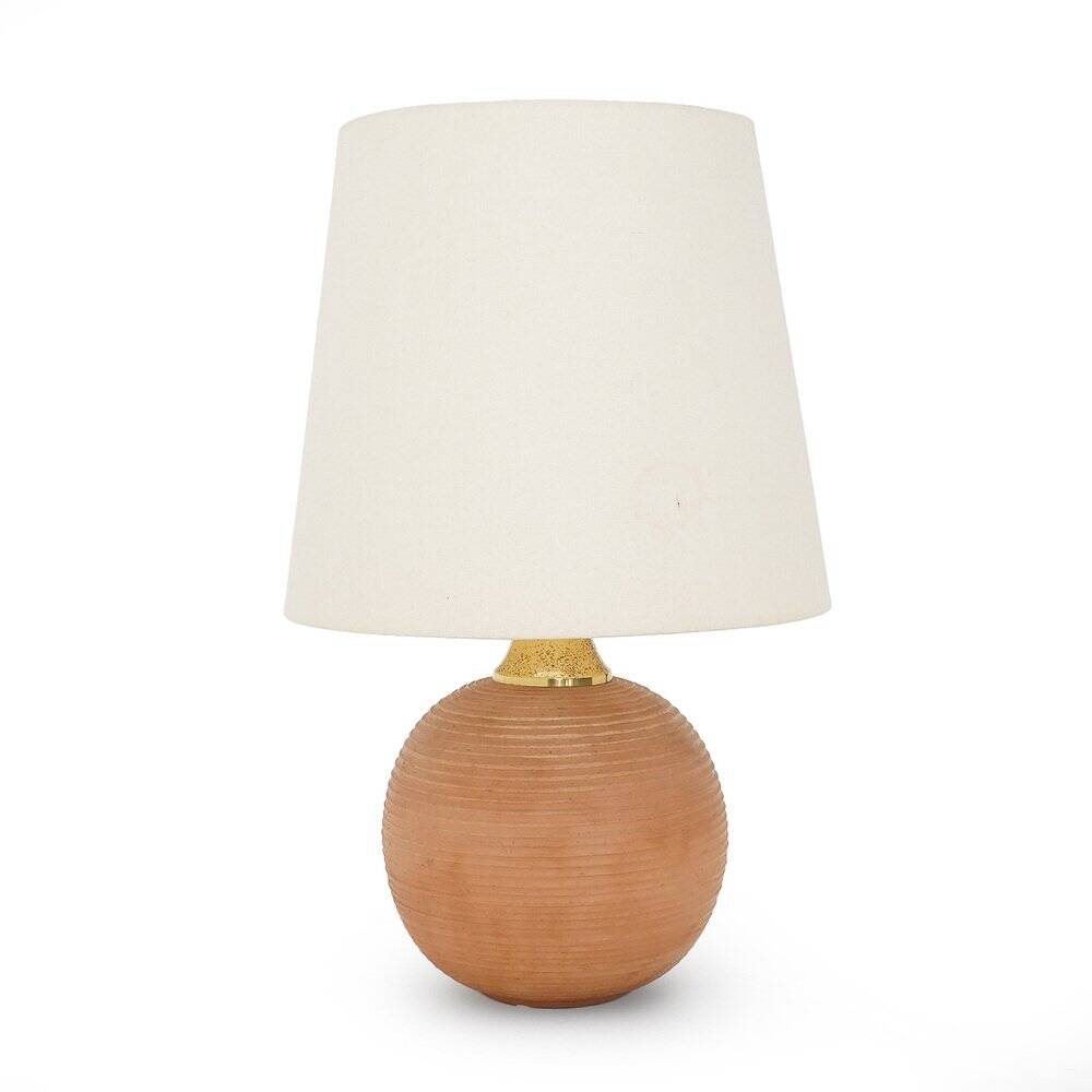 Ceramic table lamp by Ruggero Giangiacomi for La Bottega Il Punto, 1970s.
