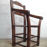 Old country folk art armchair