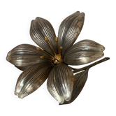 Cendrier fleur en métal