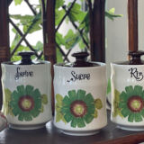 3 vintage pots 1970