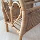 Vintage magazine holders from the 70s in rattan