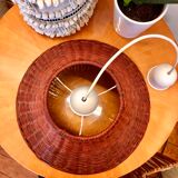 Vintage rattan pendant light