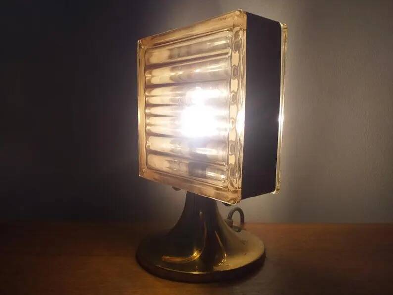 Lampe de table mid-century rare, années 1960