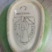 Dish and sauce boat Mistral Salins France