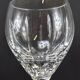 5 verres à vin en cristal taillé main atelier du cristal à baccarat