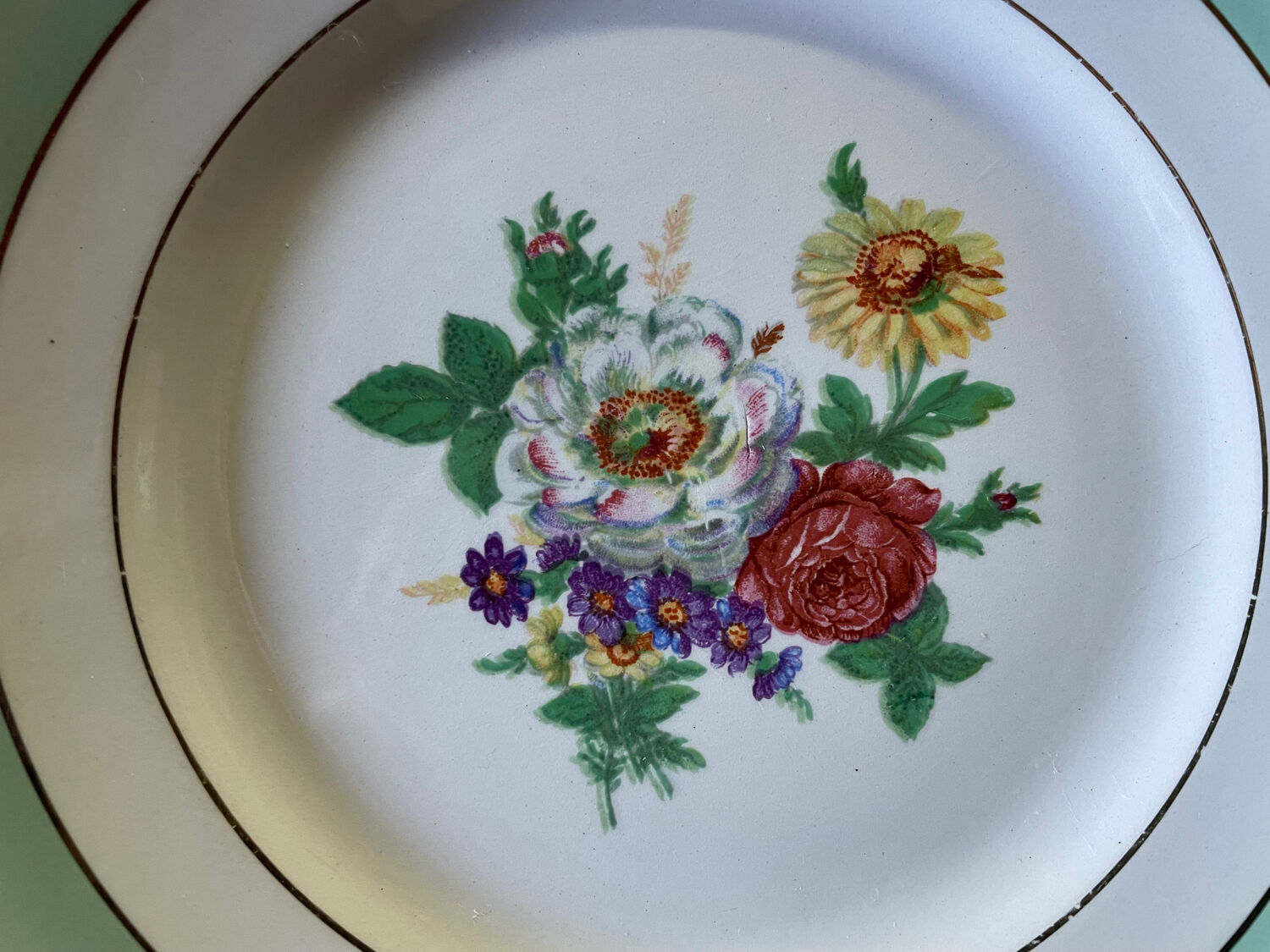 Flower plates Badonviller