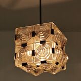 Pyramid chandelier by Jaroslav Bejvl for Preciosa, Kamenicky Senov 1967