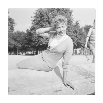 Silver photo black and white baryta paper ilford 310g 1910 50x50cm PINUP Recent print