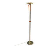 Lampadaire italien vintage en laiton doré 1970