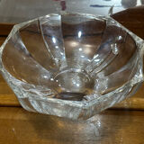 Hexagonal Crystal Bowl / Ashtray Art Deco Period