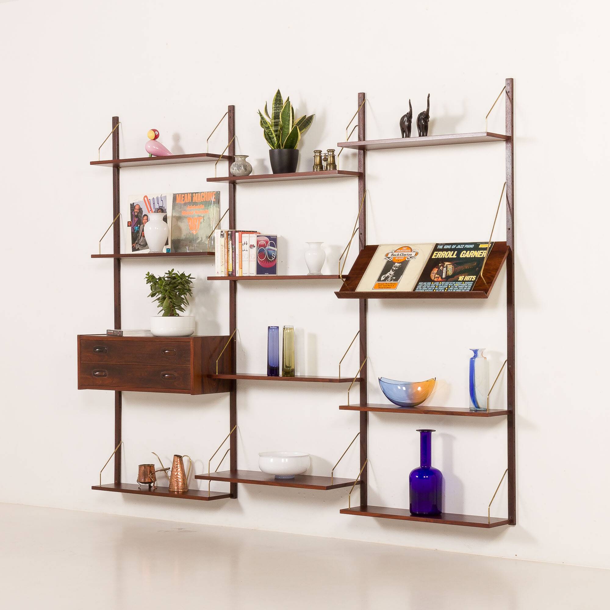 Danish mid century PS System rosewood  shelving unit , 1970s
