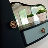 Vintage toilet wall cabinet