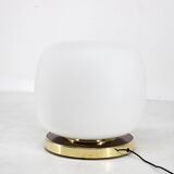 Huge Blown Glass Floor Lamp, Czechoslovakia, 1950s
