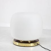 Huge Blown Glass Floor Lamp, Czechoslovakia, 1950s
