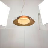 Space Age Brown Ufo Lamp from Guzzini, 1970s