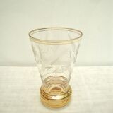 Vase en cristal gravé