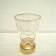 Engraved crystal vase